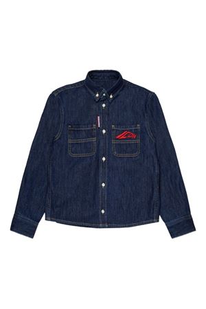 denim cotton shirt DSQUARED KIDS | DQ3139D0AFMDQ01
